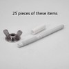 CONFAST® 1/4"-20 x 2-1/4" Male Hurricane Anchor Kit (25 Sets,