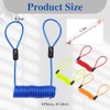4 Pieces Memory Rope for Disc Brake Lock, Anti-theft Accessories