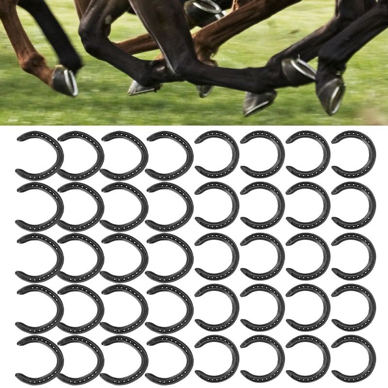 10 Sets High Quality Q235 Forged Steel Horseshoes Equestrian Sport