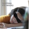 SAFIGLE Black Eye Mask for Sleeping Breathable Milk Silk Eye