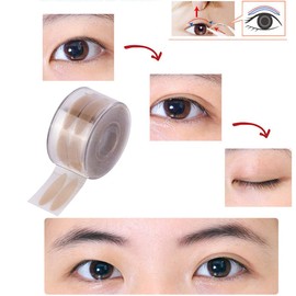 Kichvoe 600pcs Eyelid Tape: Invisible Double Eyelid Sticker Instant Eye Lift For Droopy Eyes (Mesh Pattern L+S)