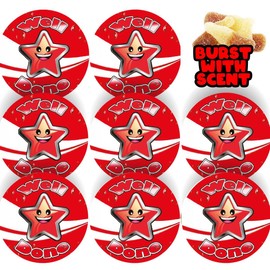 120 Cola Well Done Scented 30mm Reward Stickers for Teachers, Parents and Party Bags