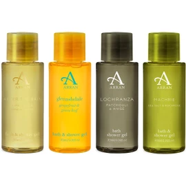 Arran Sense of Scotland Unisex Shower Gel Discovery Gift Set, Including (30ml/1.05oz) After the Rain, Glenashdale, Lochranza & Machrie Collections