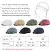 BOTVELA Men's Newsboy Gatsby Hat Cotton Vintage Flat Ivy Cabbie