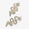 Nanysfashion 2 Broches Pasador Para Cabello Serpiente Cristal Austriaco