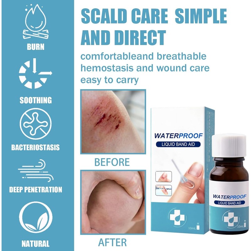 Generic New Skin Liquid Plaster, Waterproof and Breathable Quick-Dry Gel