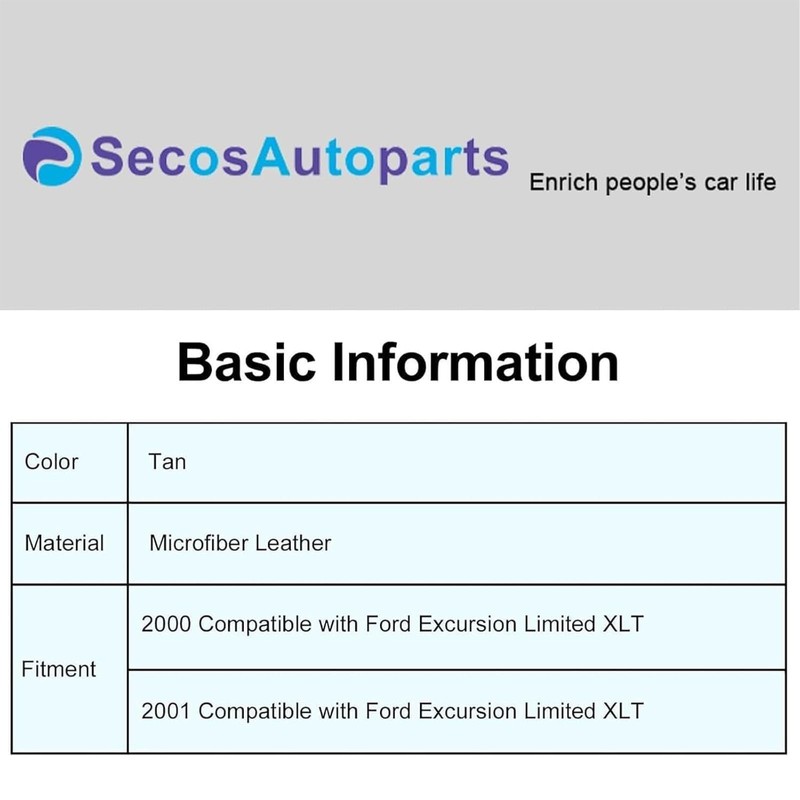 SecosAutoparts Driver & Passenger Side Bottom & Top Lean Back