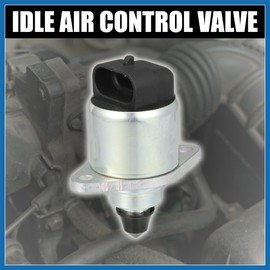 A ABSOPRO Auto Idle Control Valve 96966721 96966710 96958412 with Seal for Chevy Spark M300 1.0L Silver Item Replacement