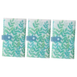 FRCOLOR 3pcs Nail Art Sticker Collecting Album Display Book for Easy Organization of Nail Decals for Personal Collections