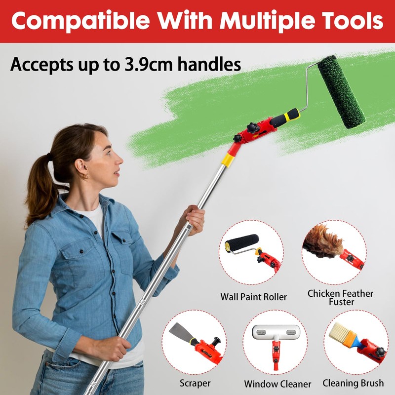 Infreecs Multi-angle brush extension, paint brush extension, multi angle paint
