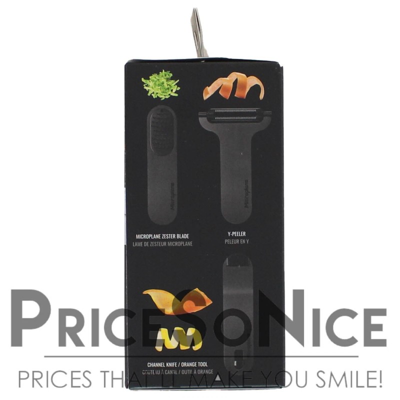 Microplane Bar Tools 6 Piece Cocktail Set, Matte Black, MSRP