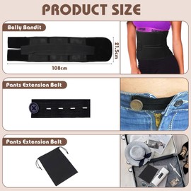 VEGCOO Postpartum Belly Wrap, Women Postpartum Girdle Corset Recovery Belly, C Section Recovery Belt After Birth Brace