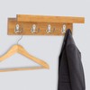 Pangutiandi 10 Pcs Wall Hooks Coat Hooks Double Clothes Hooks