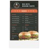 STORE SMART - Rigid Plastic Menu - 8.5" x 14"