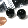 Bedazzlinbeads 20 Dark Black Jingle Bell Charms with Loop Hole
