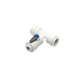 Angle Stop Valve 1/4" Water Feed Connector 15mm Push fit John Guest ASV3 by John Guest