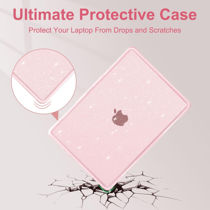 MOSISO Compatible with MacBook Air 13 inch Case 2025 2024