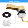 Hibbent Toilet Tank Flush Lever Replacement, Universal Front Mount Handle