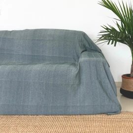 MOMOMUS Thin Bedspread, Bed Throw Versatile or Thin Throw for Bed - Lightweight, Practical, Comfortable - Ideal as a Throw Blanket for Sofa, Armchair and Bed - Green, 170 x 260 cm