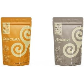 Vivio Foods Curcuma Natural 150g + Vivio Foods Jengibre Premium 150g