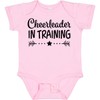 inktastic Cheerleader in Training Baby Bodysuit Newborn 0080 Pink 2c4ca