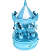 BRUBAKER Wooden Music Box - Nostalgic Carousel with Horses -