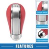 A ABSOPRO Car 5 Speed Gear Shift Knob Universal 3.54"
