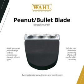 WAHL Professional Peanut Standard - Model # 2068-1001 - Black for Men Clipper 1 Pc