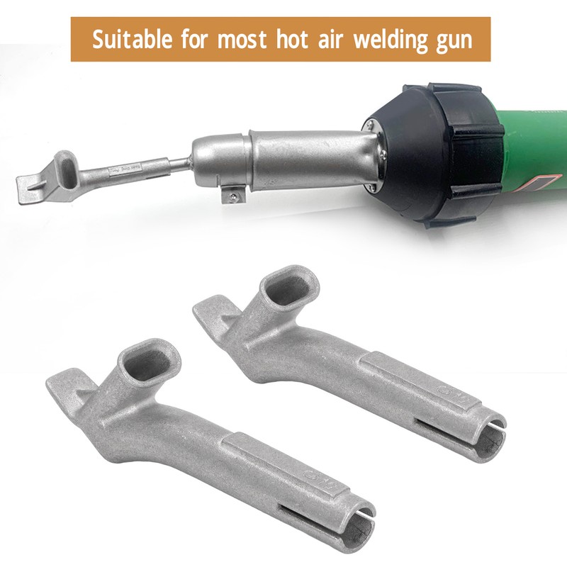 2PCS Heat Gun Nozzle 5x10mm Oval Head 8mm End Hot