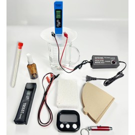 Colloidal Silver Generator Kit,Pure Silver Wire 99.99%,9999 Pure(Adjustable AC/DC Switching Power 9V-24V)