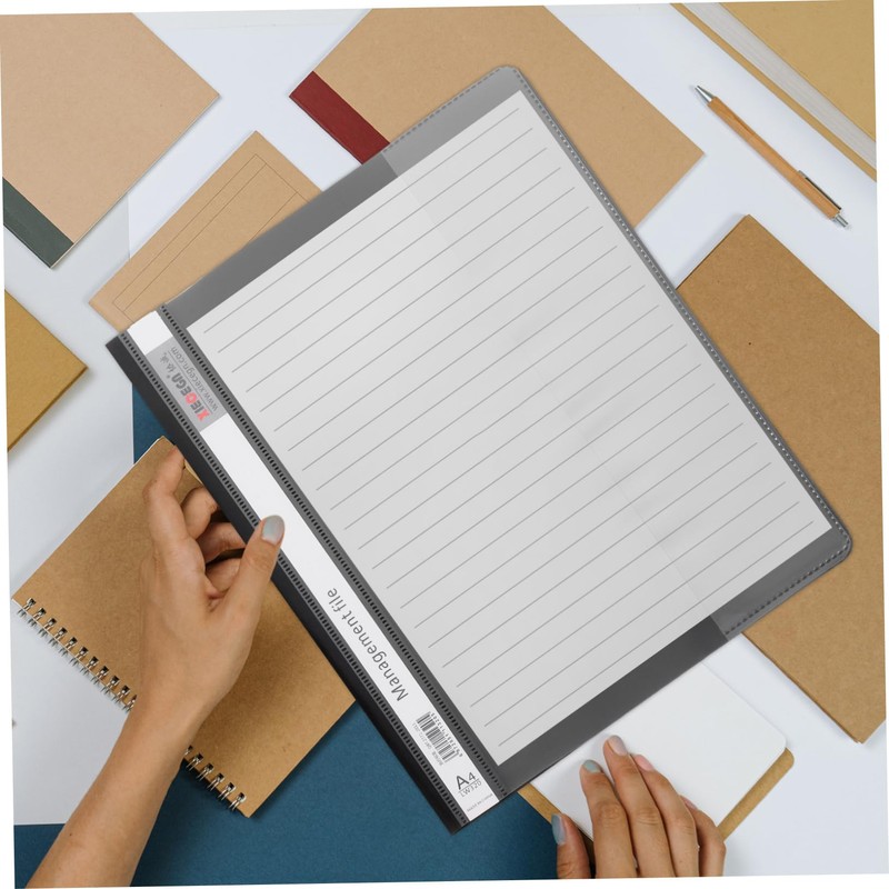 COHEALI Plastic A4 File Folder 12pcs Bulk Pack Document Folder