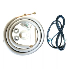 COPPER line set Ductless Mini Split Connection Accessory Kit, 1/4''-3/8''-25 ft