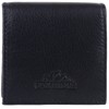 Oakridge Leather Mens Square Pocket Size Coin Tray Purse -