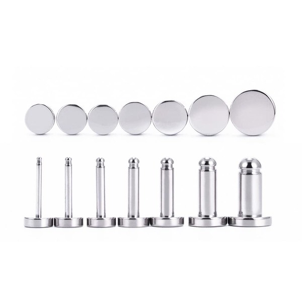 TBOSEN Precise Dimensions Set G23 Titanium O-Ring Ear Plugs Tunnels
