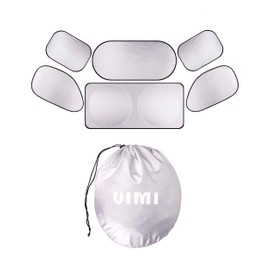 Vimi Set De Parasoles De Ventanillas para Automóvil 6 Piezas