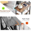 LOAKEKEL Narrow End Table Living Room with Charging Station, Skinny