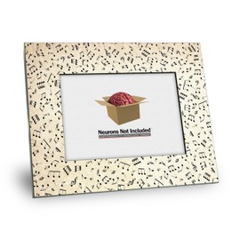 Musical Notes Picture Frame - Holds 5x7 Photo-Overall size 8x10