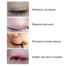 Breathable & Strong Stickness Double Eyelid Sticker 400 Transparent Double Eyelid for Hood, Droopy, Eyelid Tape Unevenness or Mono Eyelids