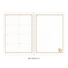 Midori Diary HF Diary B5 26889006 Baby Care Bear Pattern