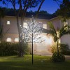 LED Solar Lighted Cherry Blossom Tree,6Ft Light up Cherry Tree