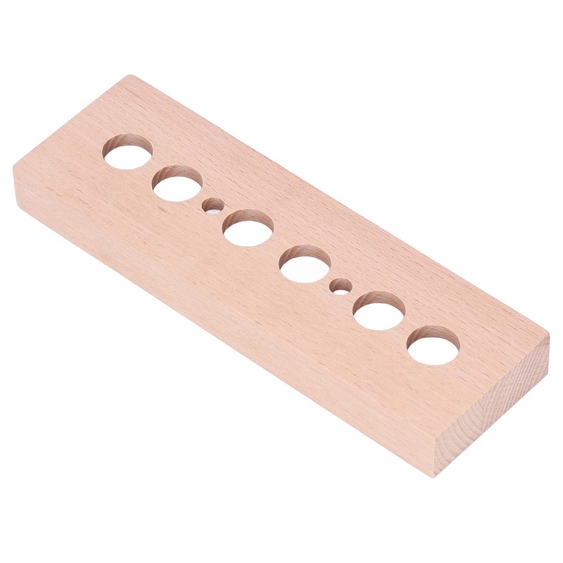DIY Glow Tube Clock Kit 4 Lamps Beech Wood Enclosure
