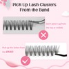 Parriparri Cluster Lashes 200 Pcs Individual Lashes 20D D Curl