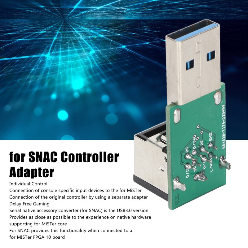 Game IO Board PC Engine to for SNAC Delayless USB