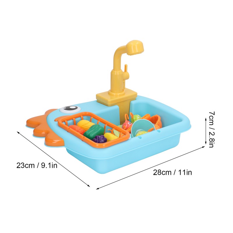 Dinosaur Electronic Dishwasher Toys 2 in 1 Kitchen Sink Toys