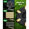 Yivy Robot Lawnmower Blade Plates + 30 Blades, Compatible with