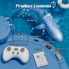 Qusases Waterproof Remote Control Electric Shark Water Toy with Spray,