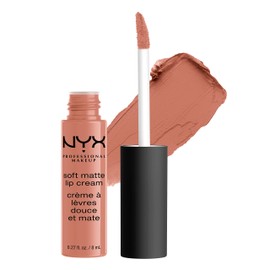 NYX PROFESSIONAL MAKEUP Soft Matte Lip Cream, Lightweight Liquid Lipstick - Athens (Matte Peach Beige)