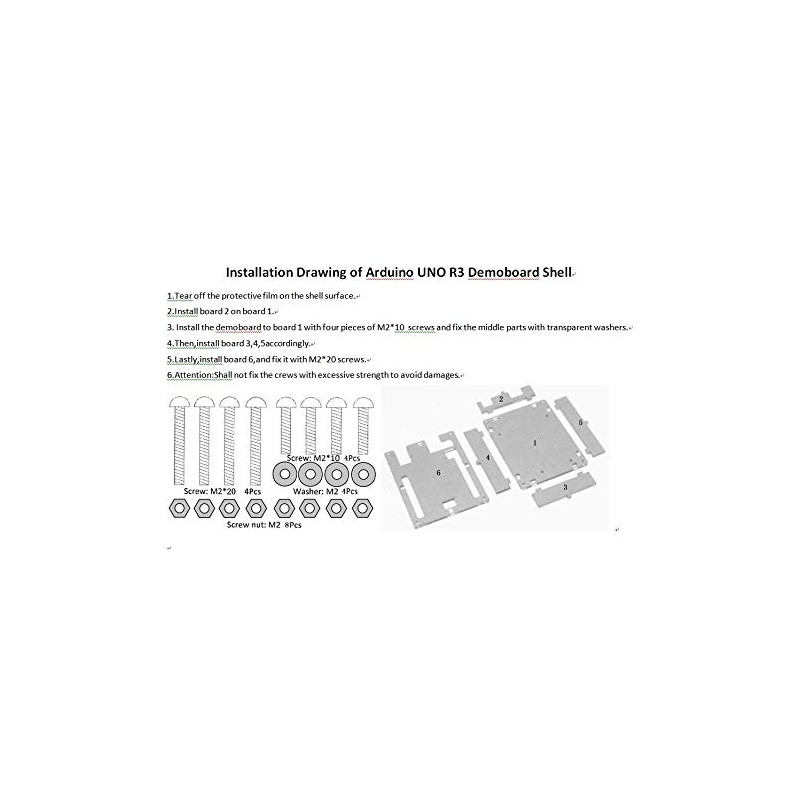 Gikfun Uno R3 Case for Arduino EK1642C