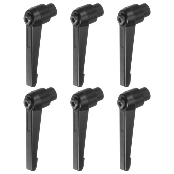 uxcell 6pcs Adjustable Clamp Lever Handle M8 Female Thread Nut