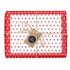 dabelino® Wrapping Paper Set Stars (Red/White): 4x Sheets + 4x